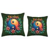 Beautiful Tai Chi Throw Pillow