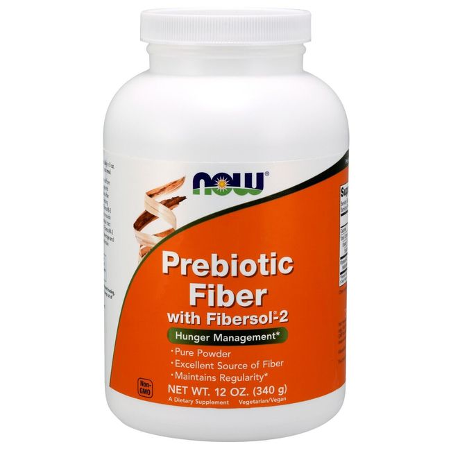 NOW Foods Prebiotic Fiber with Fibersol-2 Powder, 12 oz.