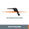 Worx 20V MAKERX Portable Mini Blower Power Share (Tool Only) - WX747L.9