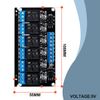 Innfeeltech 1pcs DC 5V Relay Module 6 Channel Relay with Optocoupler High or Low Level Trigger Expansion Board