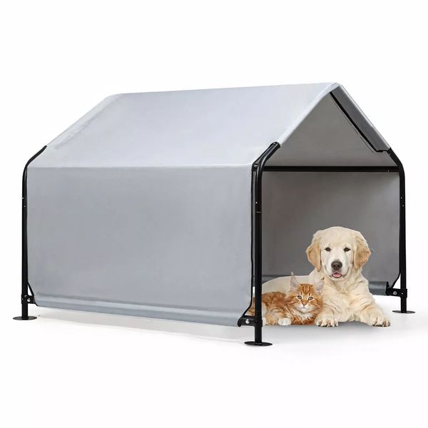 Dog Shade Shelter Pet Outdoor Tent Large Dog House Sun Rain Animal Shelter