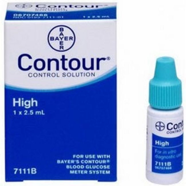 Bayer Contour® High Level Control Solution 2-1/2mL