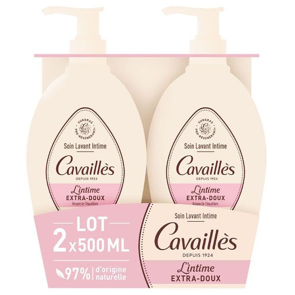 Rogé Cavaillès Intimwaschpflege Extra-Mild 2 x 500 ml Set