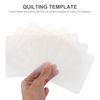 Operitacx 8 Pieces Patchwork Stencil Patchwork Stencil Sewing Stencil Embroidery Stencil Painting Stencil Sewing Stencil Quilt Stencil Quilt Stencil