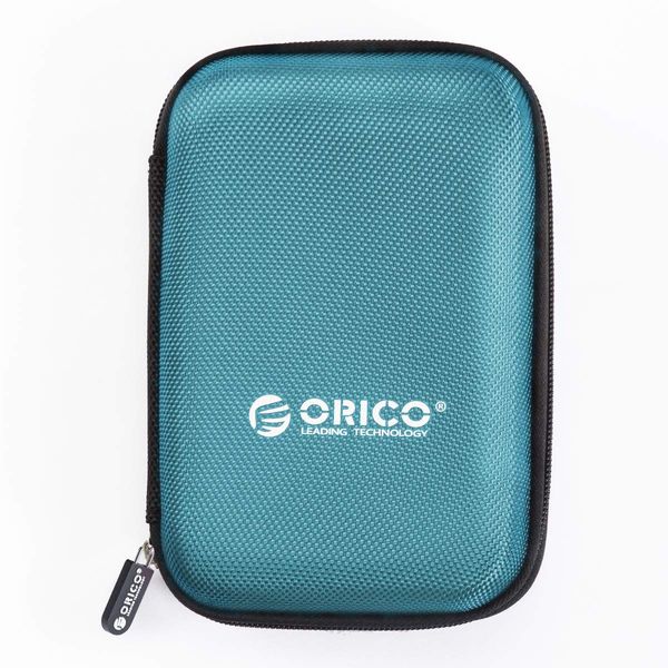 ORICO PHD-25 2.5-inch Hard Disk Storage Case, Portable Hard Drive Protective Case, SSD Body/Cable, Small Storage, Scratch-Resistant, Dustproof, Shockproof, 2.5-inch SSD Storage Case, Blue