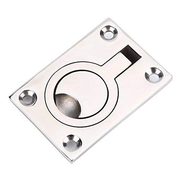 Flush Mount Pull Handle - Ring Handle Flush Hatch Locker Cabinet Pull Lift Boat Marine Yacht Hardware Stainless Steel