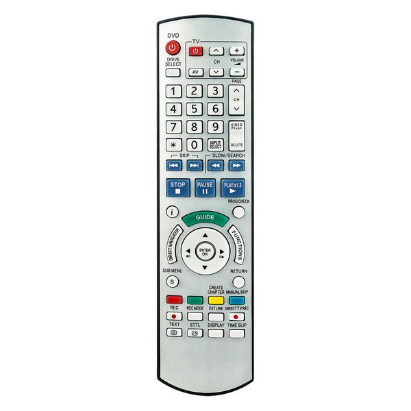 EUR7659YG0 Neue Ersatz Fernbedienung passend fürPanasonic DVD Player Recorder DMR-EX75/EX85/EZ25 & EZ45/EX95 DMR-EZ25EB DMR-EX85EB DMR-EX75B