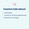Storypod | Squish #1: Super Amoeba | Token for The Storypod Audio Learning System | SEL Audio Learning & Interactive Fun