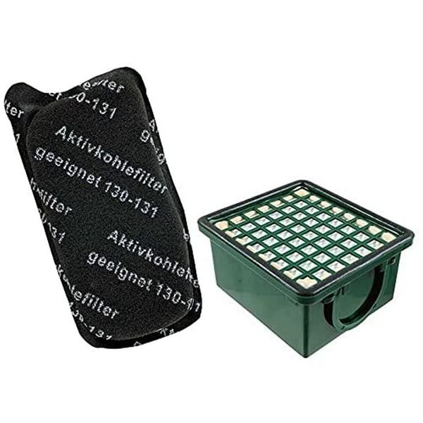 Folletto HEPA Filter VK 131 VK 130 Compatible Carbon Filter