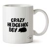 Hippowarehouse Crazy Hedgehog boy Printed Mug Cup Ceramic 10oz