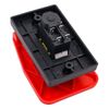 CENPEK Red Cover Emergency Stop Push Button Switch 16A Power-Off Undervoltage Electromagnetic Start Switch