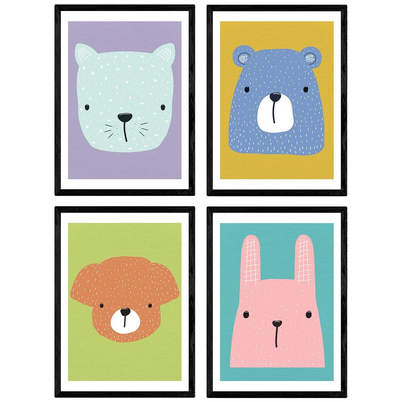 Nacnic Animal Poster Children. Blade animals for children. A4 size ...