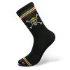 One Piece Socks Skull One Size (38-43) Black, 70% Cotton, 27% Polyester, 3% Elastane