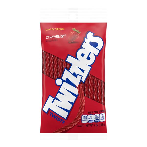 TWIZZLERS Twists Strawberry Candy Bags, 7 oz (12 Count)
