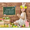 Creerluces Easter Bonnet Decorations Kit Make Your Own Easter Bonnet Easter Bonnet Hat for Kids, Rabbit, Easter Eggs, for Easter Bonnet Competition School Parade DIY Easter Bonnet Hat Decorations Kit