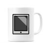 WeDoMugs Tablet Graphic Icon Ceramic 11oz Coffee Tea Gift Mug Cup