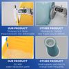 5 Gallon Mini Press Mop Bucket with Wringer 20L Rolling Cart Yellow