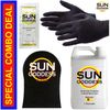 Best Spray Tan Solution - MEDIUM - 1 GALLON + Sunless Tanning Self Tanner Lotion