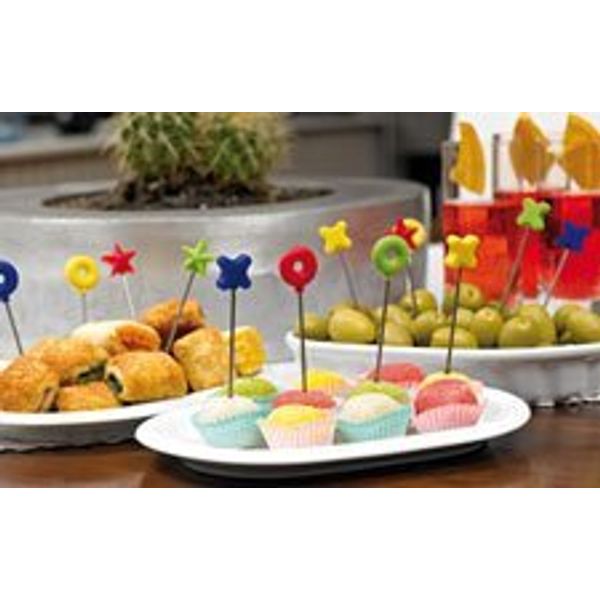 Party Forks 6 pcs 10cm s/s &100 % Silicone Guaranteed quality