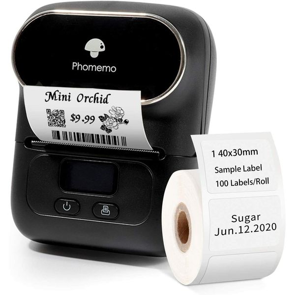 Phomemo M110 Portable Bluetooth Thermal Label Printer Pocket POS Receipt Maker
