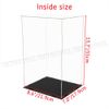 US Acrylic Display Box Case 13.7" H Plastic Base Self-Install Dustproof Figures
