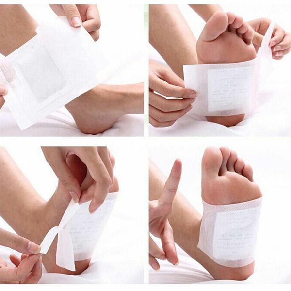 7 PCS/lot  Detox Foot Patch Bamboo Pads Patches With 7 Adhersive Foot Care