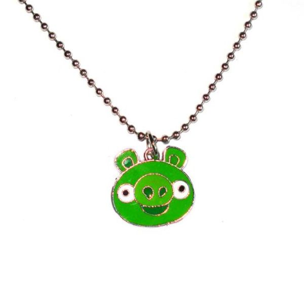 Idin Pendant Necklace - Green Piggy
