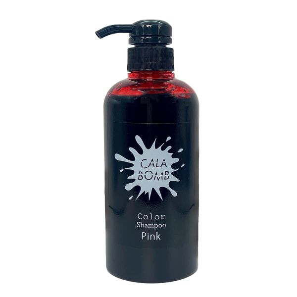 Carabom Color Shampoo, Pink Shampoo, Organic, Formulated with Plant Extracts, Salon Exclusive Product, 16.9 fl oz (500 ml)
