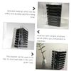 HOMSFOU 1 Set 8-Layer Acrylic 3.5 Inch Hard Drive Rack & Mounting Bracket