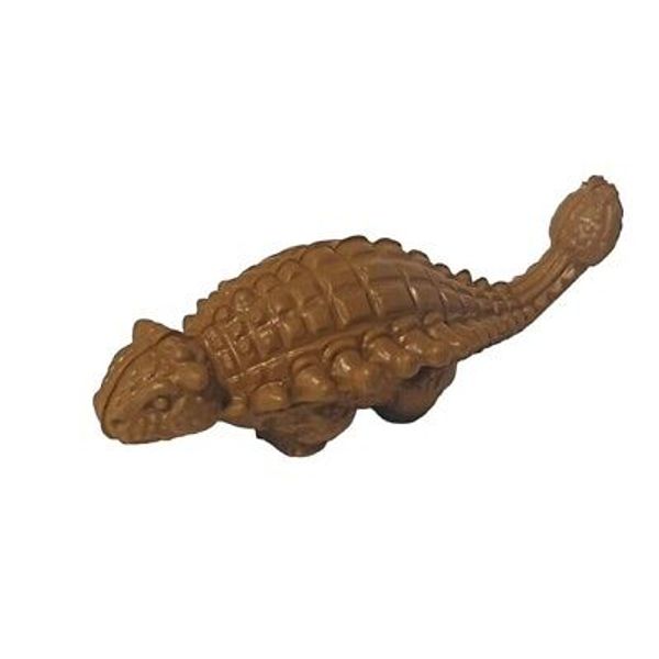 Ankylosaurus vtg Diener Rubber Toy Figure Eraser Monster Alien Kaijou Brown BC1