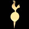 Cockerel Cake Toppers 10cm