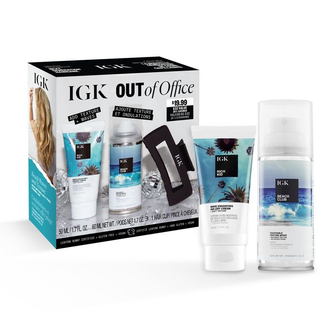 IGK Out of Office Wave Enhancing Travel Kit