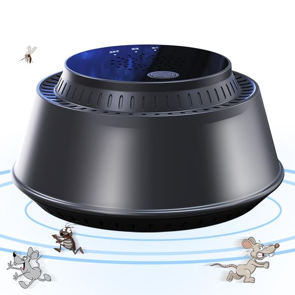 Mouse Repellent, Ultrasonic Power, Powerful Mouse Destroyer, Pest Repellent, Rat Deller, Anomalous Frequency, Pest Control, Effective Range: 230 sq ft (230 tatami), 360° Omnidirectional Cover,