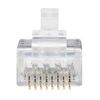 Tripp Lite Ca6 RJ45 Pass-Through UTP Modular Plug 100 Pack (N232-100-UTP)