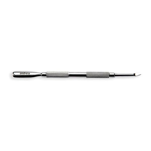 Andreia Professional Nail Cuticle Pusher - Stainless Steel Tool - Cleans Under and Around Nails - Durable Nail Pusher for Pedicure Manicure and Nail Art