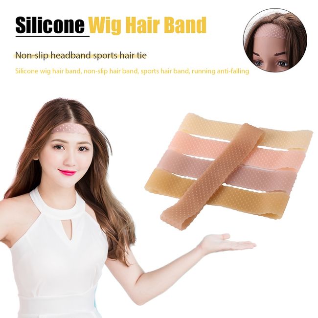 Wig Grip Adjustable Head Band silicone Elastic Comfortable hair gripper Band