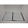 A4 Size Music Sheet File Folder A4 Size Documents Holder Storage Folder 40 Pockets (Music Instrument Black)