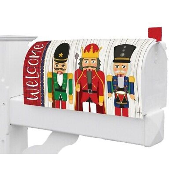 Christmas Nutcrackers Magnetic Mailbox Cover Only