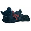 Aurora 60324 Lying Scotty Dog Soft Toy, 15 Centimeter, Black