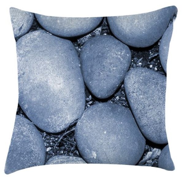 Artylicious Pebbles print cushion 18 x 18