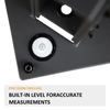 Pool Fence Drill Guide with Bubble Level, Adjustable Tilt Angle, Anti-Slip Drilling Aid, Black