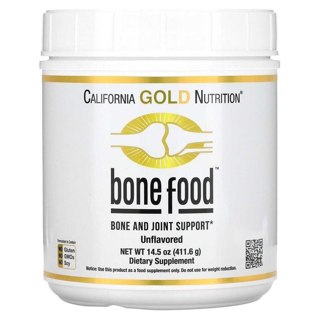 California Gold Nutrition, Bone Food, 14.5 oz, Exp 4/2026