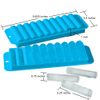 4 Plastic Ice Tube Making Trays for Water Bottles - 2pc Sets
