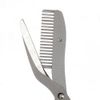 Seki Edge Stainless Steel Eyebrow Comb Scissors SS-605