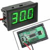 Artudatech 5pcs Dc5-120V 0.56" 2-Wire Digital Display Panel Voltmeter Volt Tester Green