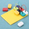PATIKIL 4pcs Mini Breadboard, Solderless Breadboard Small Breadboard 25 Tie Points Prototype PCB Bread Board Electronics Kit Plates, ZY-25, Black