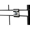 Dazzling Displays Chrome Grid Panel Clips (12 Pack) - Essential Grid Wall Accessory for Secure Grid Panel Installation for Home, Retail or Tradeshow Use