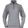 Bergans Women's Ulriken Light Merino Pullover Hoodie, Magnesium Grey