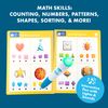 Educational Insights Hot Dots Let's Learn Pre-K Math - Preschool Math Workbook to Learn Counting & Colors with Interactive Activities, Classroom Essentials, Ages 3+