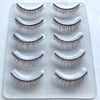 D-ONE False Eyelashes Natural 5 Pairs (A06 Natural Cross Brown)